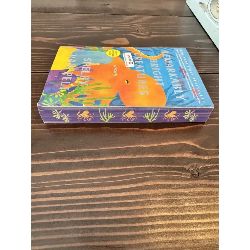 RARE Target Exclusive Remarkably Bright Creatures by Shelby Van Pelt Purple Edge